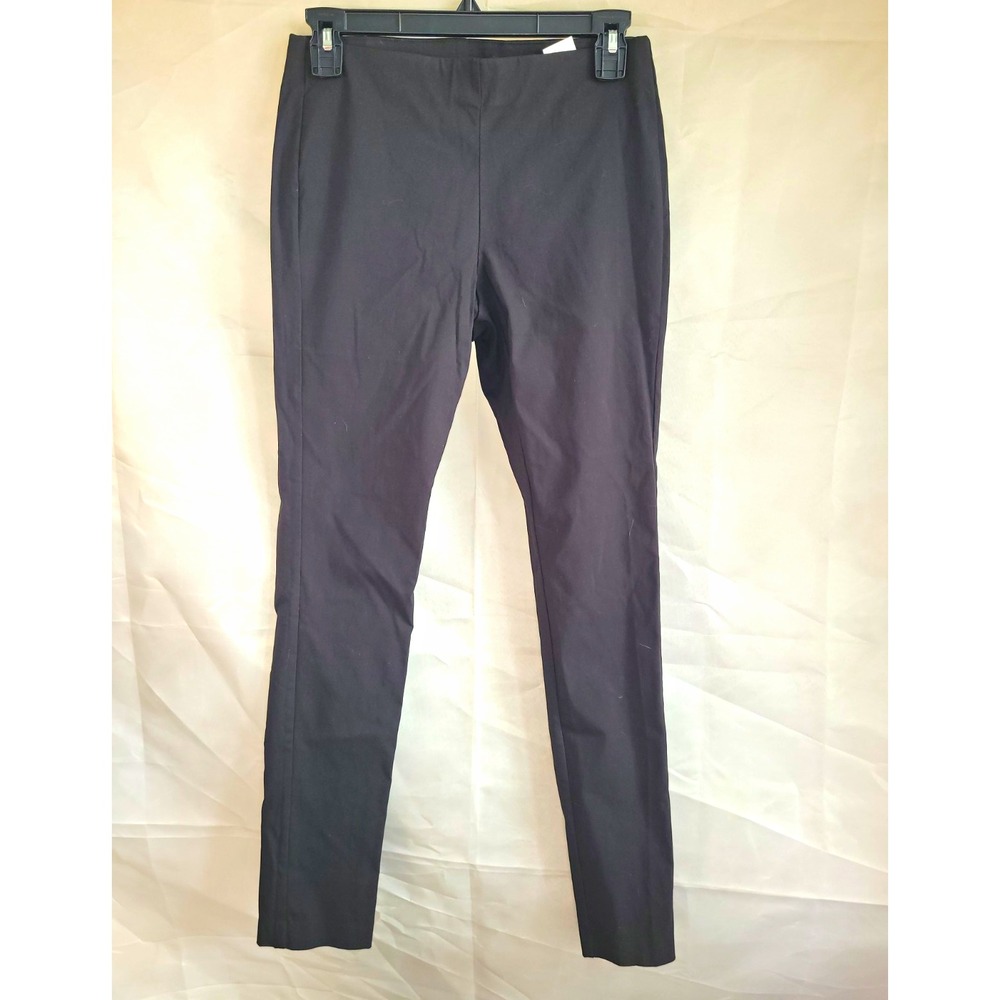 MICHAEL Michael Kors Women's Black Solid Dress Pants Slim Skinny Flat Front